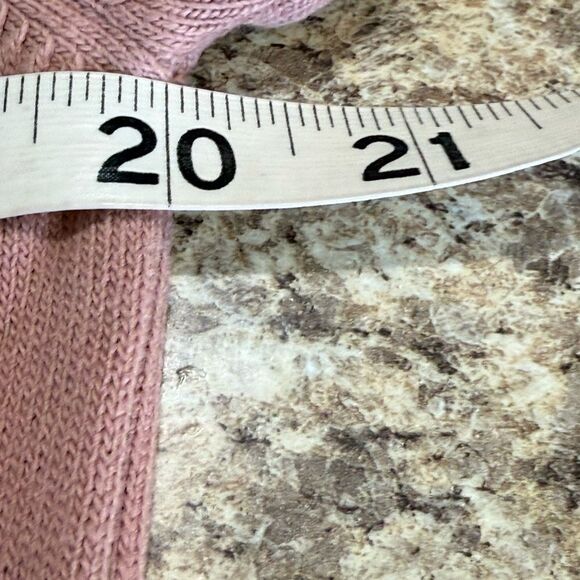 NWT Insirah pink, white, navy and blue design sweater dress size medium - Picture 7 of 10